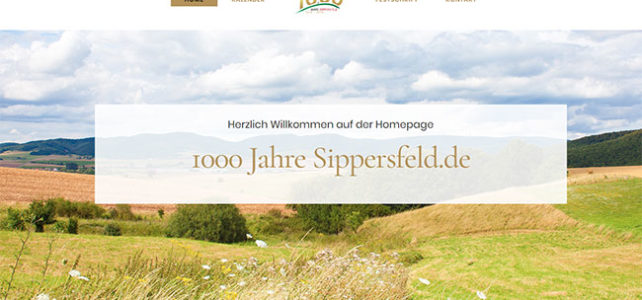 Homepage 1000 Jahre Sippersfeld