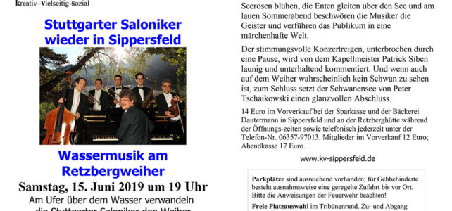 Stuttgarter Saloniker – Samstag 15. Juni 2019